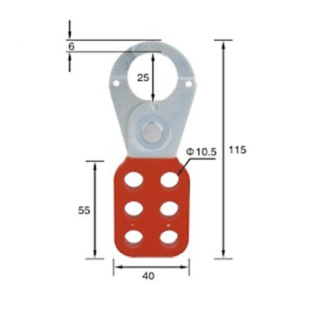 6 Delikli Çelik Çoklayıcı Anahtar EKED | BAN-K01