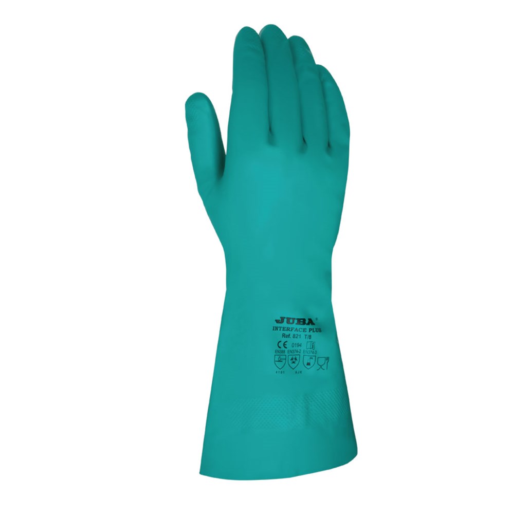 Yeşil Nitril Eldiven · (33cm, Astarlı) |  Juba 821