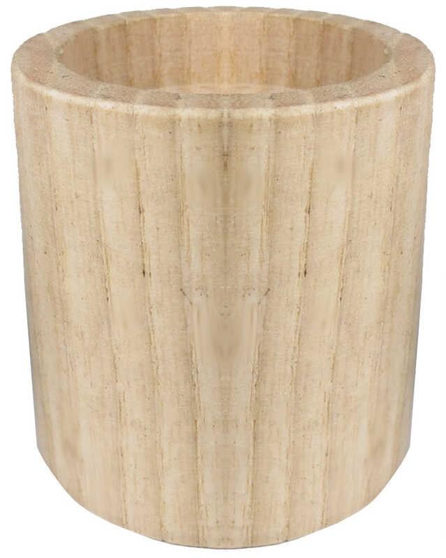 AĞAÇ KÜTÜK TEALİGHT MUMLUK SİLİNDİR NATUREL PK:1