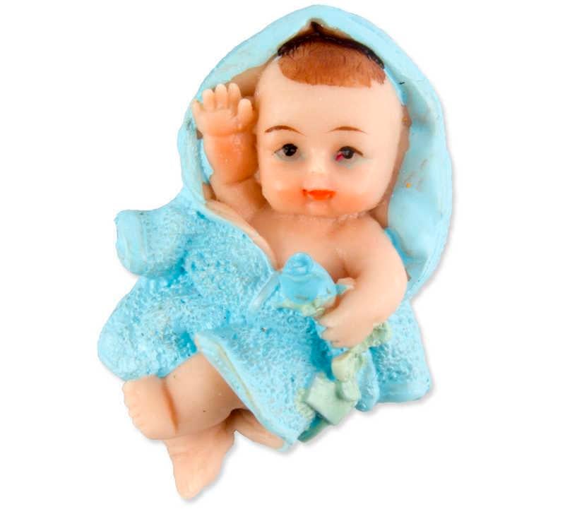 BEBEK BORNOZLU MAGNET MAVİ PK:20-KL:960