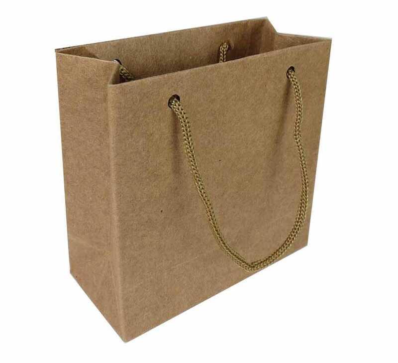 ÇANTA KARTON  KRAFT NATUREL 11x11 CM PK:50 KL:18
