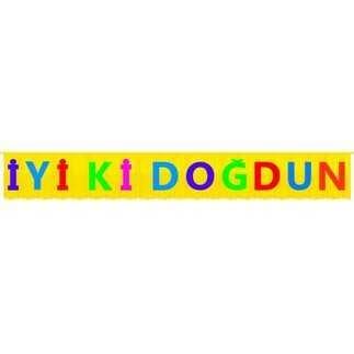 İYİKİ DOĞDUN BANNER FRINGED MULTICOLOUR PK:1 KL:24