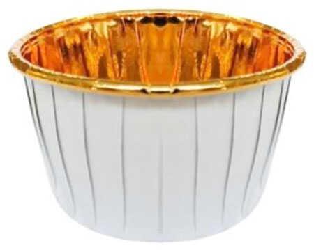 KAP KEK KAPSÜLÜ KARTON METALİZE BEYAZ PK:25 KL:60