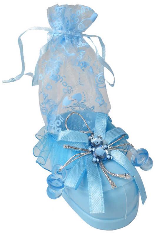 KESE BEBEK PAPUÇLU  MAVİ PK:12 KL:600