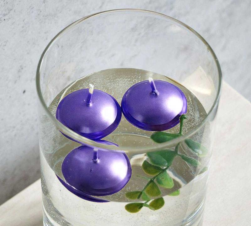 MUM TEALIGHT YÜZEN MUM MOR PK:20 KL:72