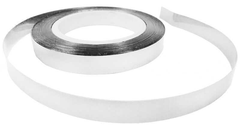 RAFYA METALİZE BEYAZ 25 MT 8 MM PK:20 RULO KL:500