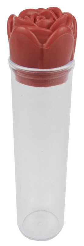 ŞİŞE AKRİLİK PLASTİK GÜL KAPAKLI BORDO PK:10 K1000