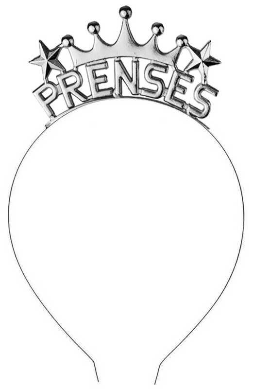 TAÇ PRENSES METAL GÜMÜŞ PK:1 KL:250