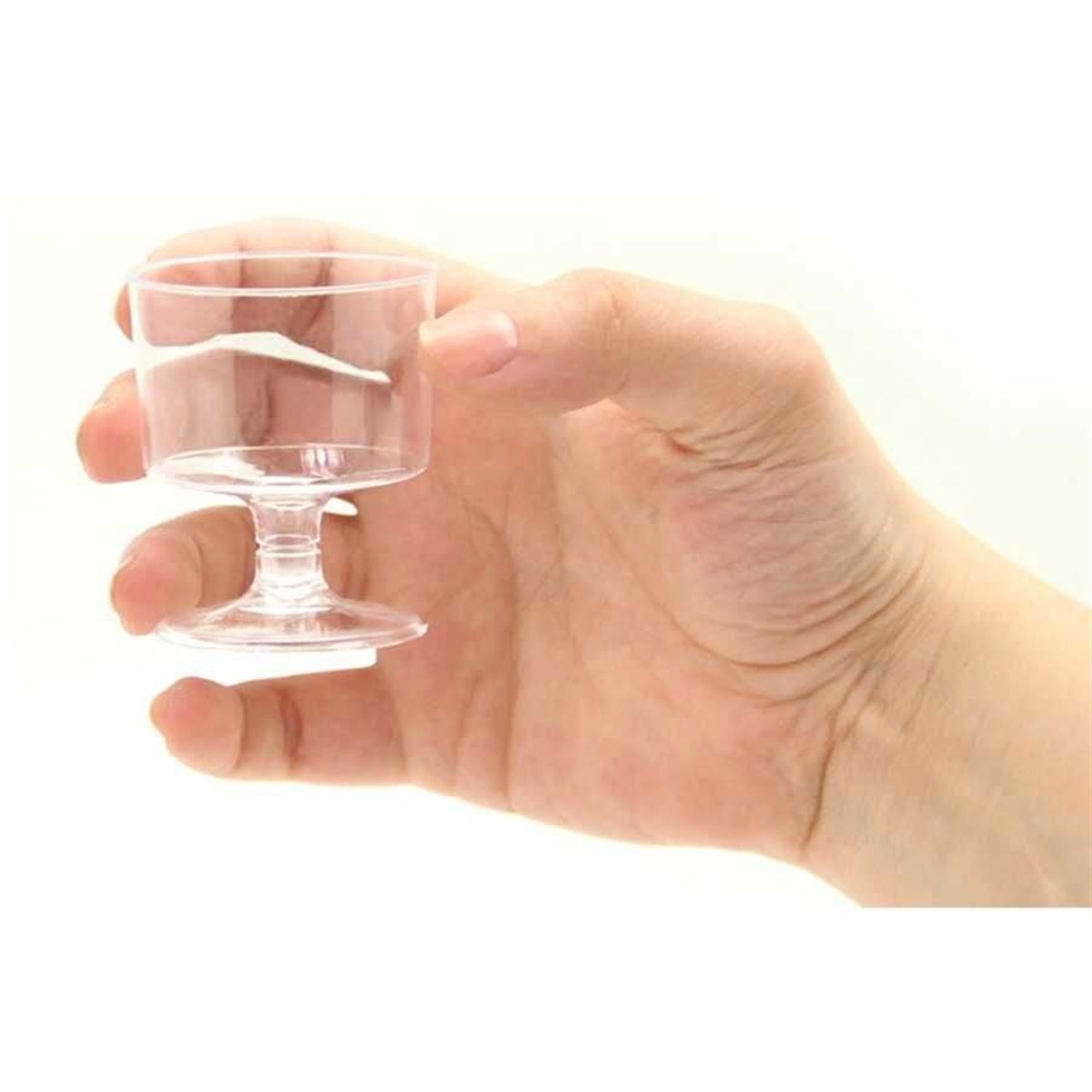 Ayaklı Şeffaf Shot Bardağı 6 Adet