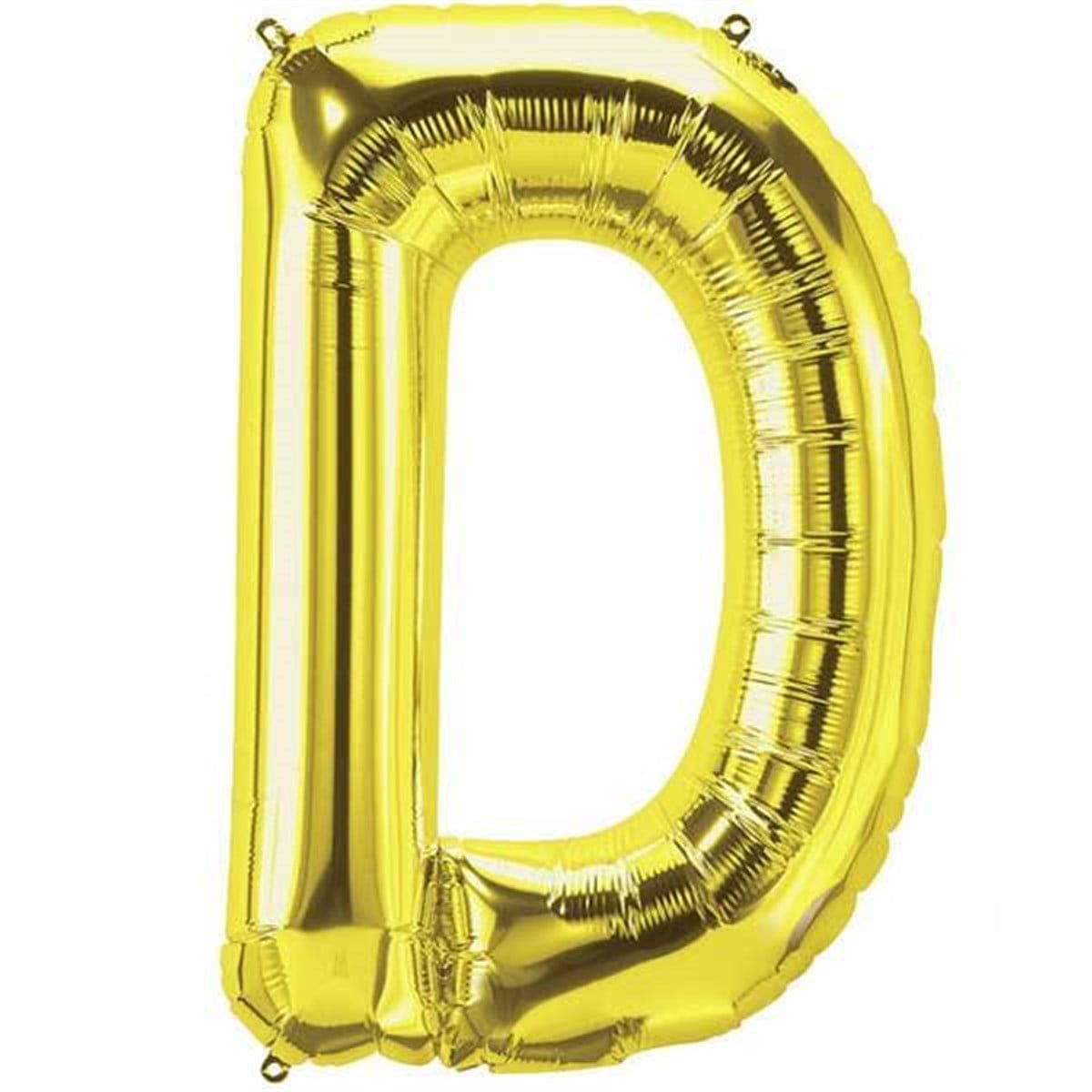D Folyo Balon 40 100 cm-Gold