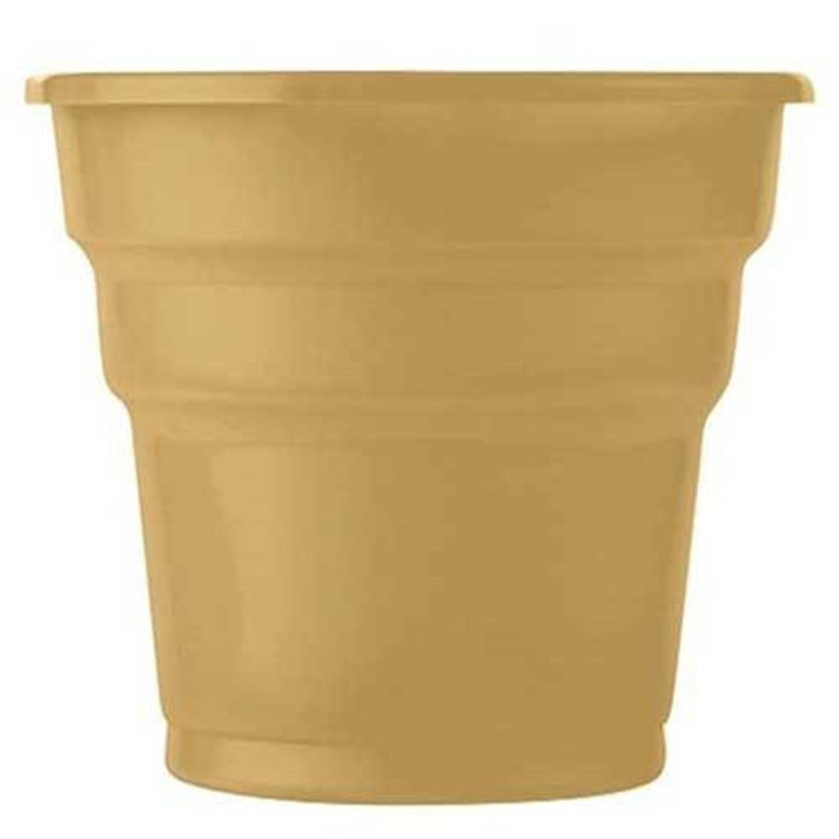 Gold Lüks Plastik Bardak 25 Adet- 200 cc