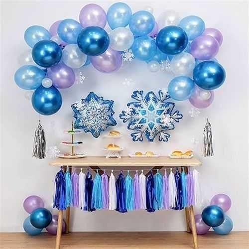 Karlar Ülkesi Zincir Balon Seti 5 Metre