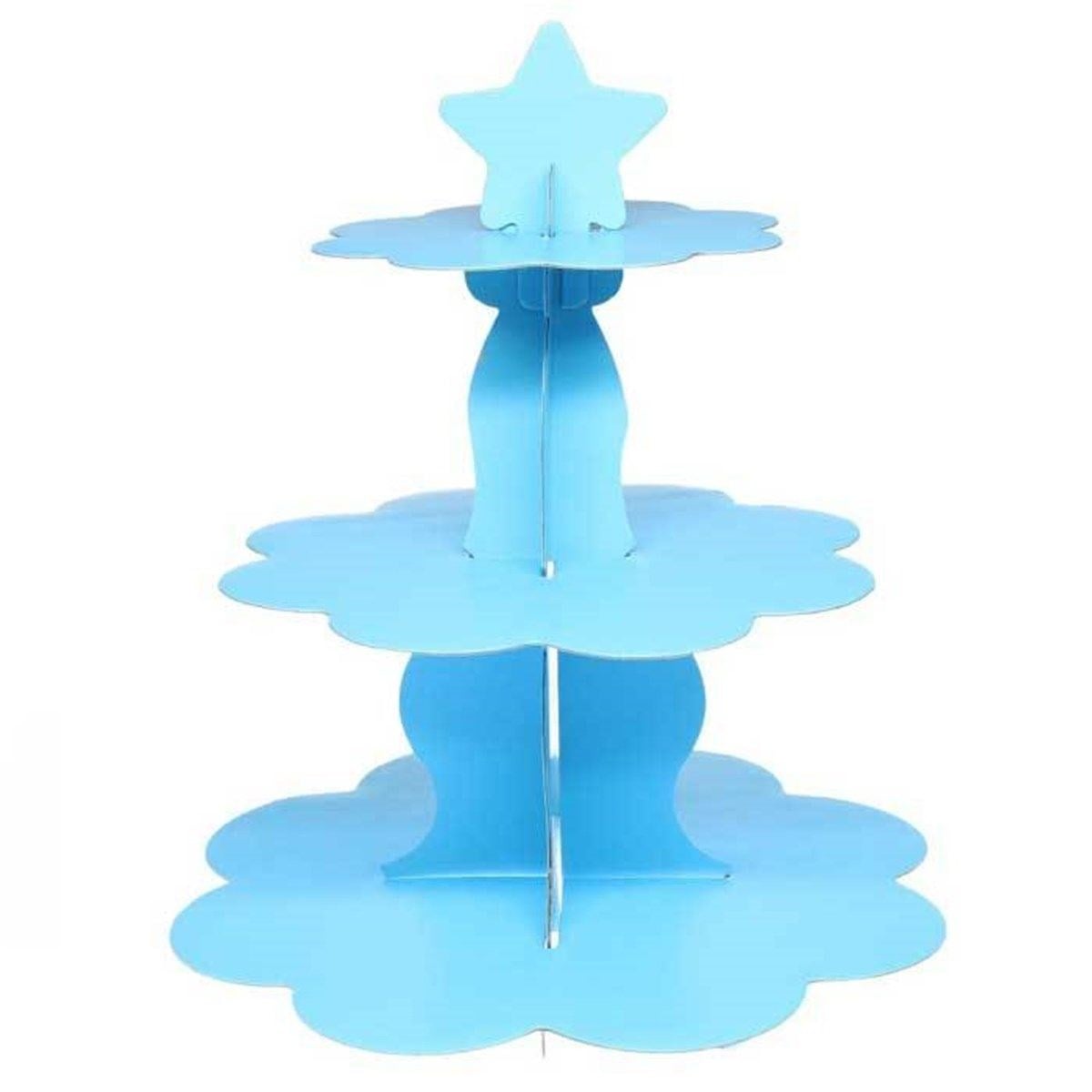 Mavi Kek Standı 3 Katlı