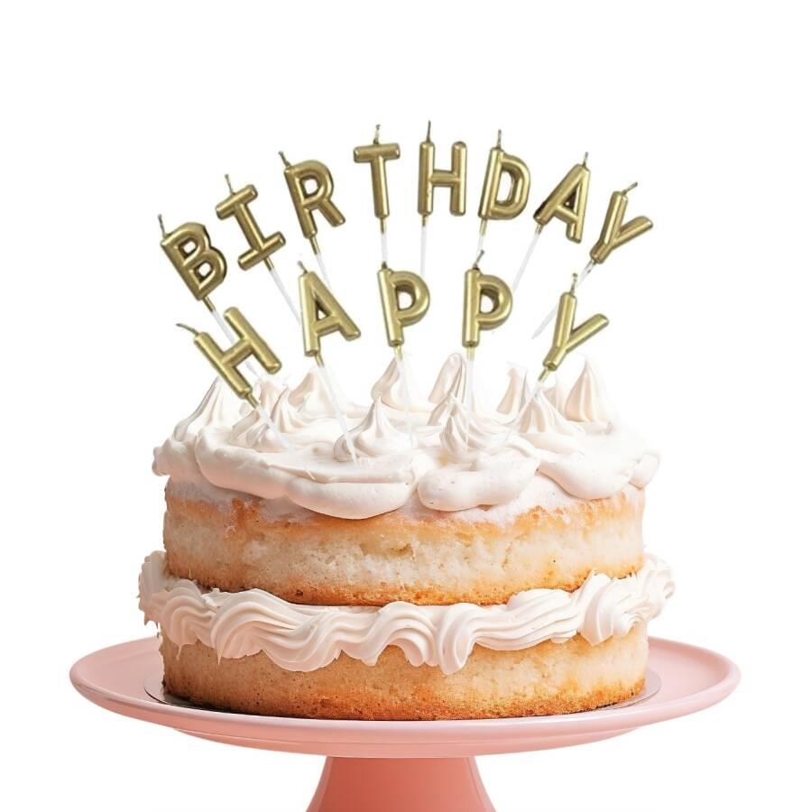 Mum Happy Birthday Gold 13 Parça
