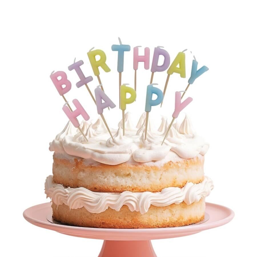 Mum Happy Birthday Makaron Karışık 13 Parça