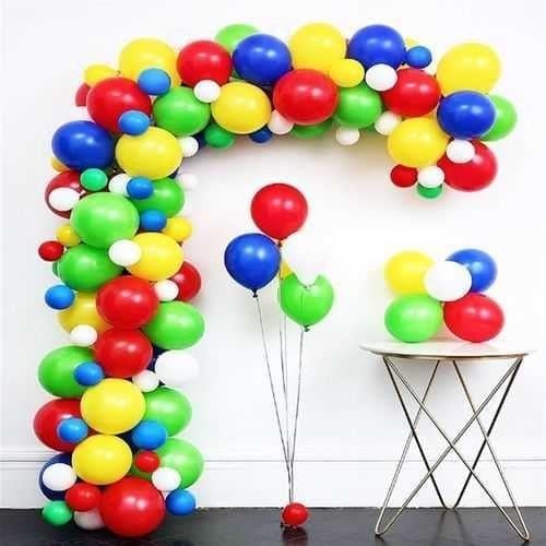 Renkli Zincir Balon Seti 5 Metre