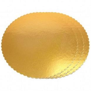 26 cm Gold Renk Kalın Pasta Altı Kartonu- 1 Adet