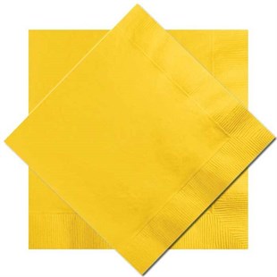 Sarı Lüks Kağıt Peçete 16 Adet