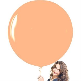 Somon Renk Jumbo Balon 24 İnç 68 Cm