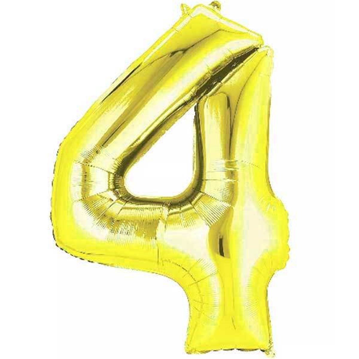 4 Rakam Folyo Gold Balon Küçük 35 cm