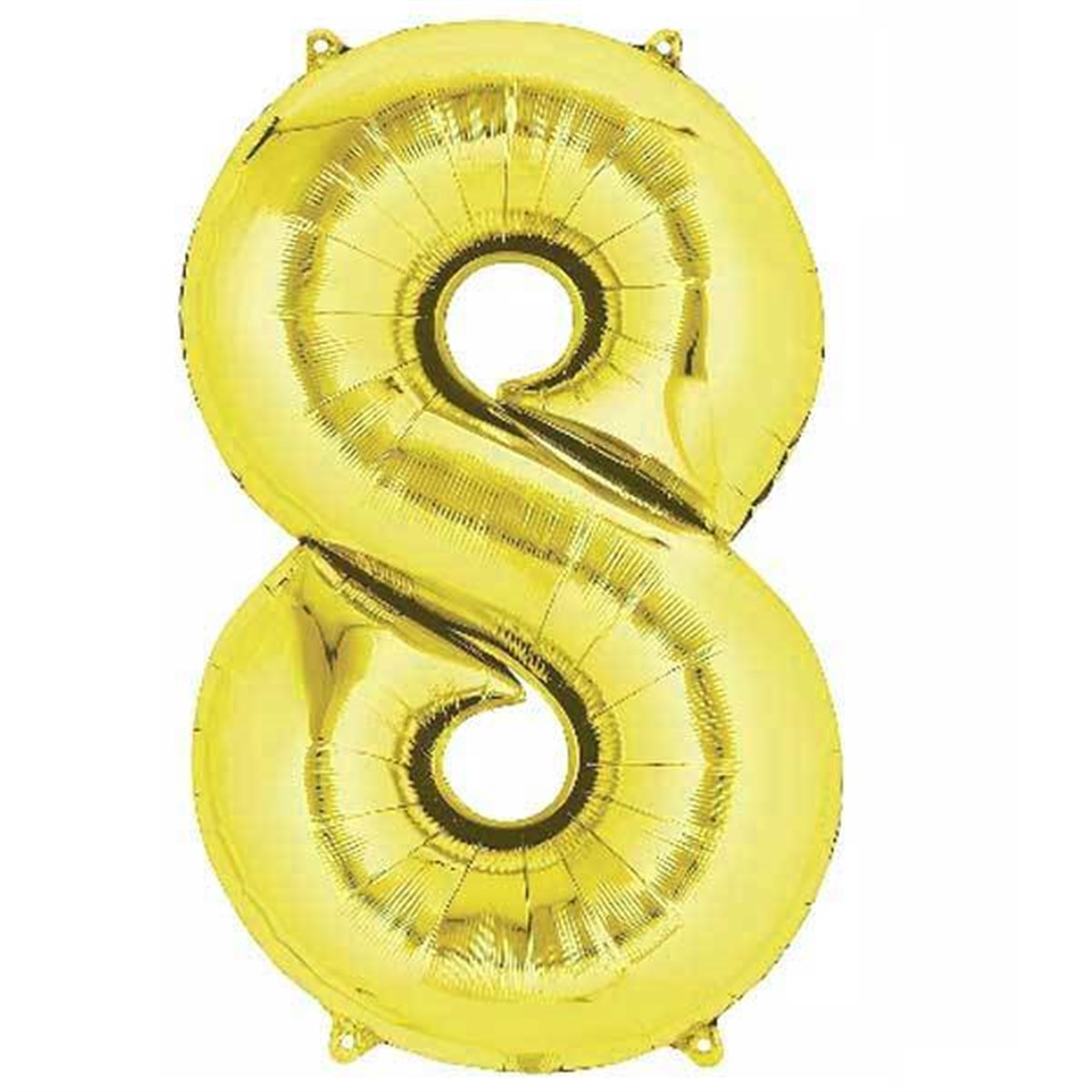 8 Rakam Folyo Gold Balon Büyük 100 cm