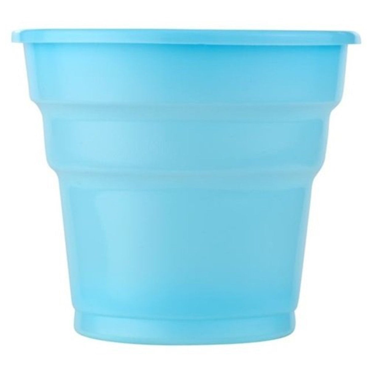 Açık Mavi Lüks Plastik Bardak 25 Adet- 200 cc