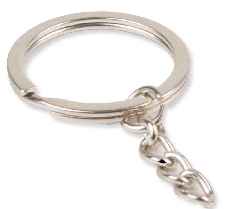 ANAHTARLIK HALKASI METAL 5 CM GÜMÜŞ PK:50-KL:100