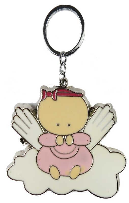 ANAHTARLIK MELEK BEBEK PEMBE PK:10 KL:600