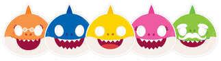 BABY SHARK MASKE PK:6 KL:144