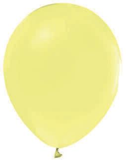 BALON DÜZ 5 İNC MAKARON VANİLYA SARI PK:100 KL:36