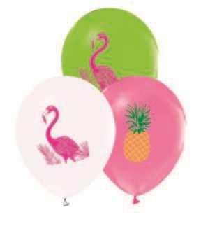 BALON FLAMINGO PASTELRENKLER PK:100 KL:50