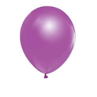 BALON METALİK DÜZ 12 İNC LİLA PK:100 KL:50
