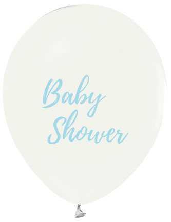 BALON ŞEFFAF BABY SHOWER MAVİ PK:100 KL:50