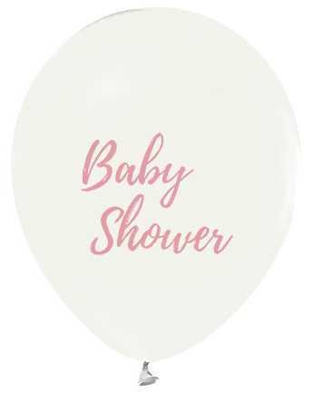 BALON ŞEFFAF BABY SHOWER PEMBE PK:100 KL:50