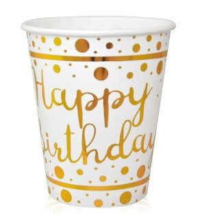 BARDAK HAPPY BIRTHDAY VARKL KARTON BEYAZ PK6-KL:54