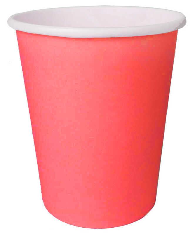BARDAK KARTON KIRMIZI 8 OZ PK:8 KL:300
