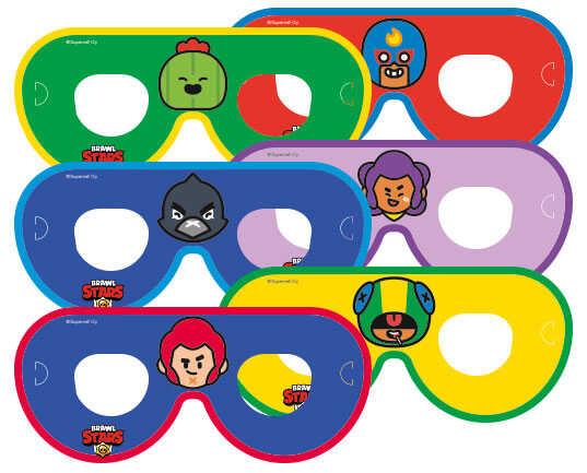 BRAWL STAR MASKE PK:6 KL:144