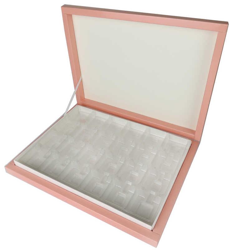 ÇİKOLATA KUTUSU 750 GRAMLIK PEMBE PK:1 KL:6