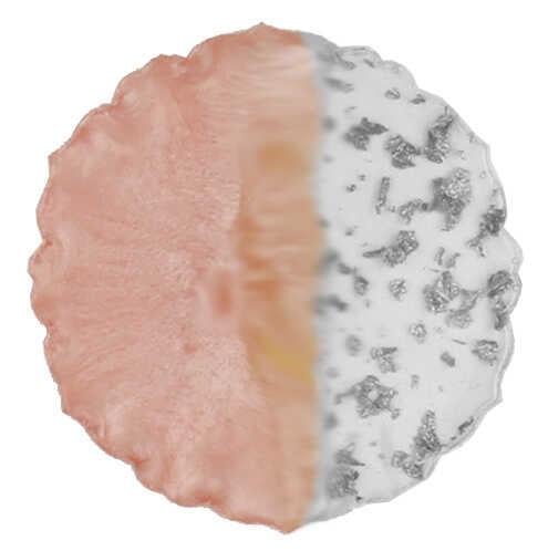 EPOKSİ YUVARLAK 7 CM PEMBE SEDEFE GÜMÜŞ PK:25 KL:1000