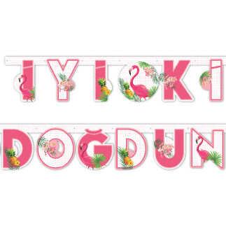 FLAMA FLAMİNGO İYİKİ DOĞDUN PK:1 set KL:12