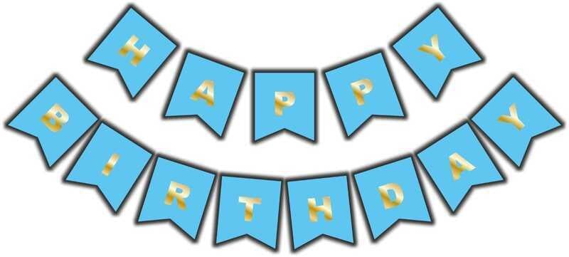 FLAMA HAPPY BİRTHDAY SET MAVİ PK:1 KL:300