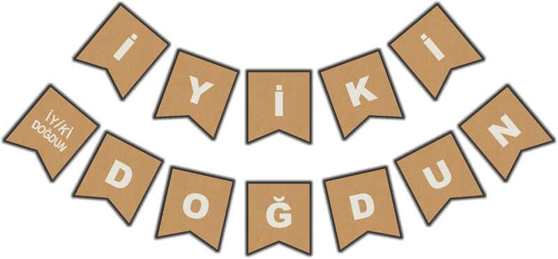 FLAMA İYİKİ DOĞDUN KRAFT NATUREL PK:1 KL:300