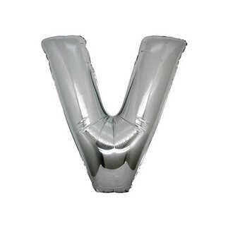 FOLYO BALON HARF V 40 İNC GÜMÜŞ PK:1-KL:200