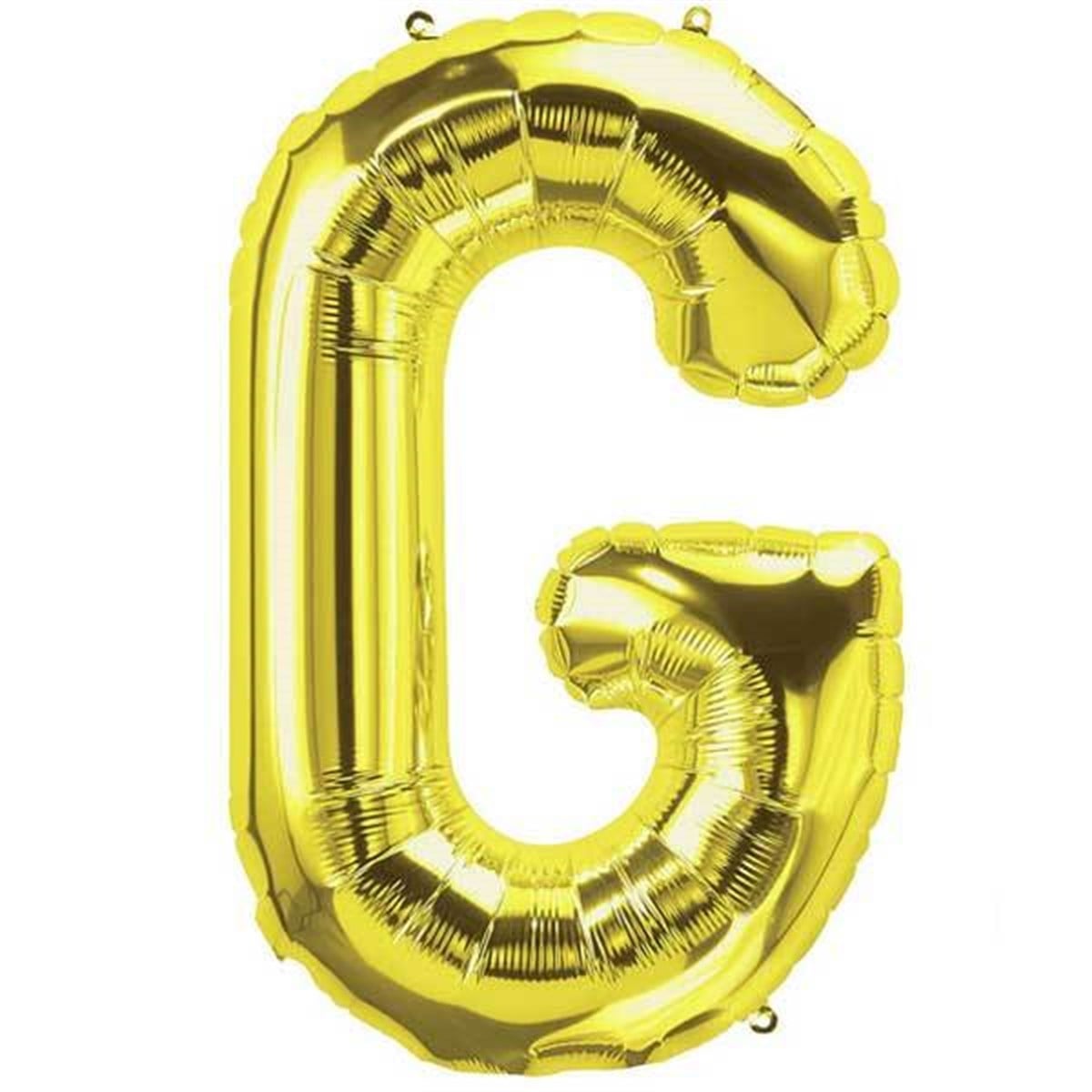 G Harf Folyo Gold Balon Küçük 35 Cm