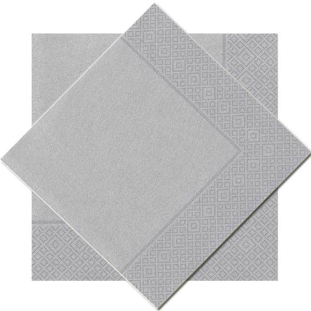 Gümüş Lüks Kağıt Peçete 16 Adet