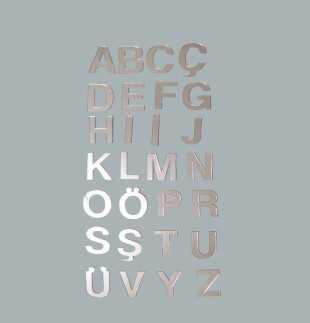 HARF AYNA PLEKSİ 4 CM-Ş-PK:25