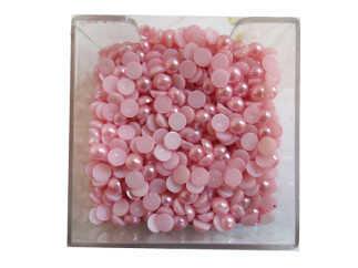 İNCİ YARIM YUVARLAK PEMBE 12mm PK:680-KL:80