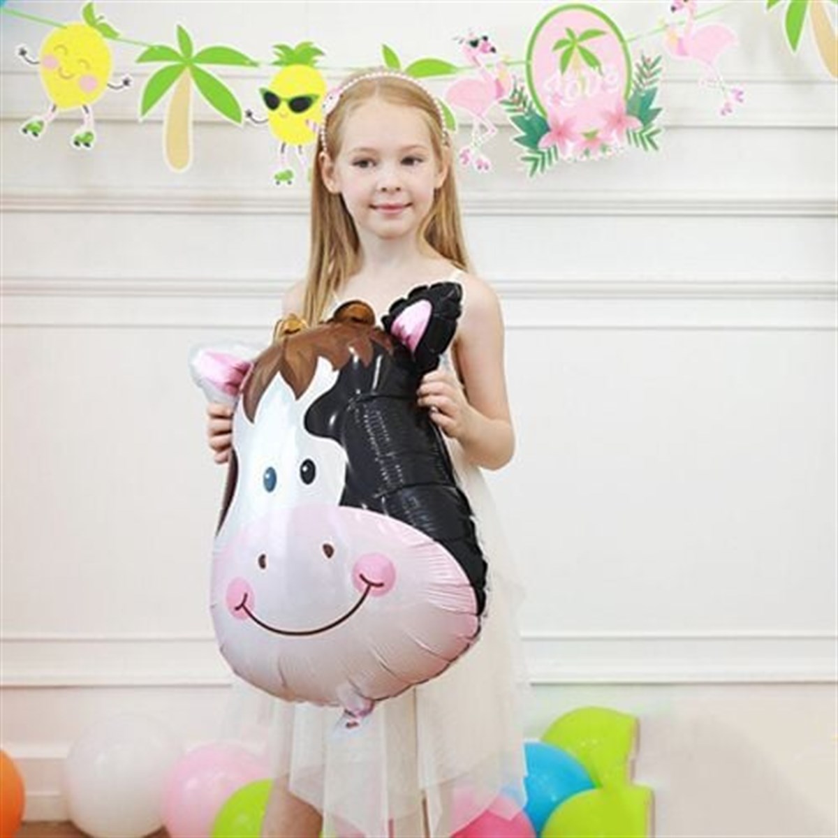 İnek Temalı Folyo Balon 55 cm