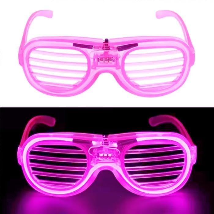 Işıklı Lüks Gözlük Mor