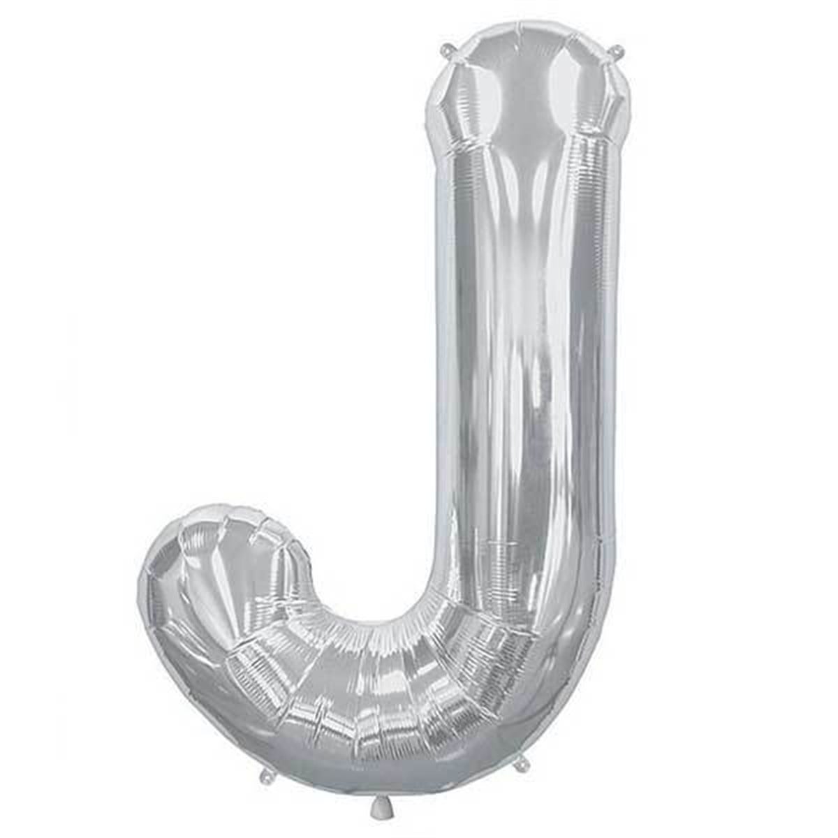 J Folyo Balon 40' 100 cm-Gümüş